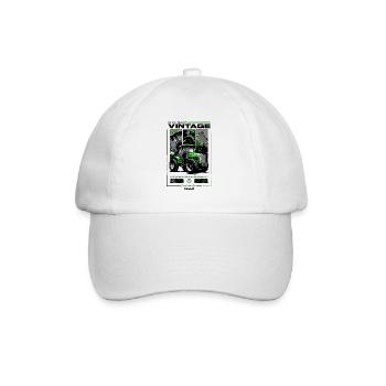 Anniversaire De Fermier De Tracteur D’époque Né En 1940 - Casquette classique - blanc/blanc - Devant