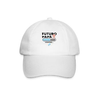 Future Pope 2025 First-time Father 2025 - Baseball Cap - white/white - Front