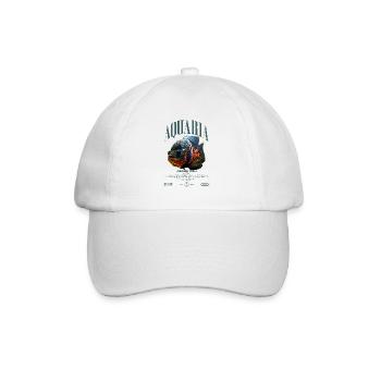 Oscar Fish Water Change Monster Fish - Baseball Cap - white/white - Front