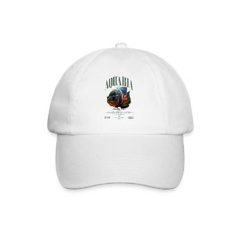 Oscar Fish Water Change Monster Fish - Baseball Cap - white/white - Front