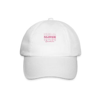 Cardiac Nurse Medical Nurses Stylish - Baseball Cap - white/white - Front