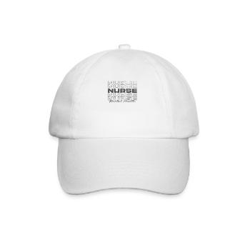 Infirmière en santé mentale Infirmières médicales élégantes - Casquette classique - blanc/blanc - Devant