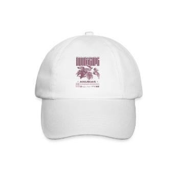 Aquascaping Anubias Aquatic Plant Fish Keeper - Baseball Cap - white/white - Front