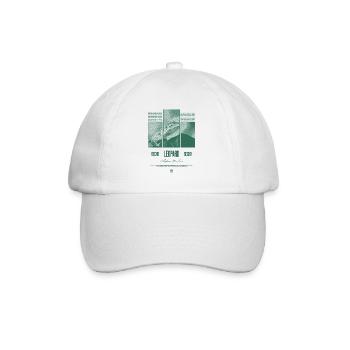 Leopard Gecko Reptile Keeper Streetwear - Baseball Cap - white/white - Front