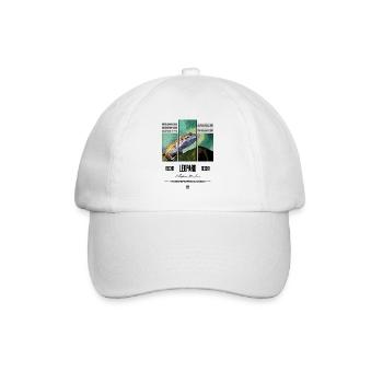 Leopard Gecko Reptile Keeper Streetwear - Baseball Cap - white/white - Front