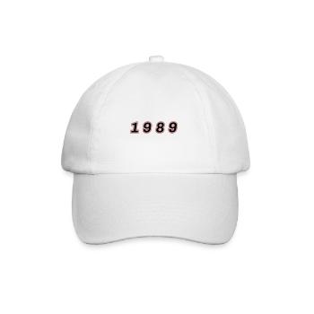 Numéro de l’année 1989 - Casquette classique - blanc/blanc - Devant