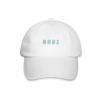 Numéro de l’année 2001 - Casquette classique - blanc/blanc - Devant