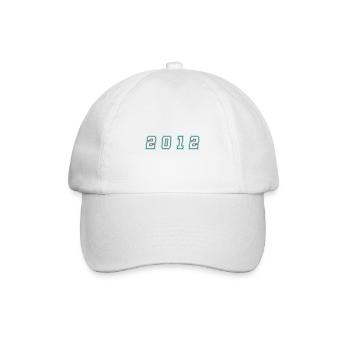 Numéro de l’année 2012 - Casquette classique - blanc/blanc - Devant