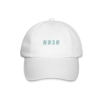 2015 Year Number - Baseball Cap - white/white - Front