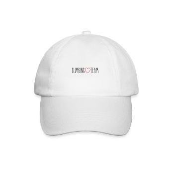 Cœur de l’équipe d’escalade - Casquette classique - blanc/blanc - Devant