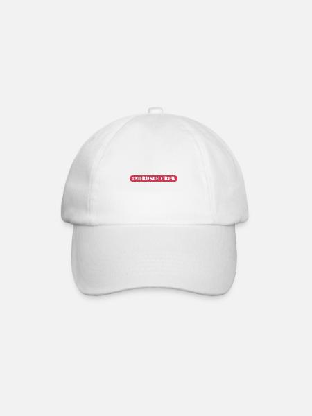 Nordsee Crew - Baseballkappe - Weiß/Weiß
