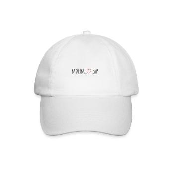 Basketball Team Heart - Baseball Cap - white/white - Front