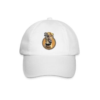 Greyhound 001 - Baseball Cap - white/white - Front
