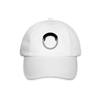 Banner cercle arc couronne cadre cadre photo modèle - Casquette classique - blanc/blanc - Devant