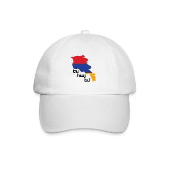 I am Armenian - Baseballkappe - Weiß/Weiß - Vorne