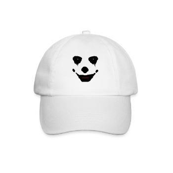 Halloween clown horreur clown joker visage satan - Casquette classique - blanc/blanc - Devant