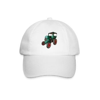 Traktor DDR Aktivist RS03 - Baseballkappe - Weiß/Weiß - Vorne