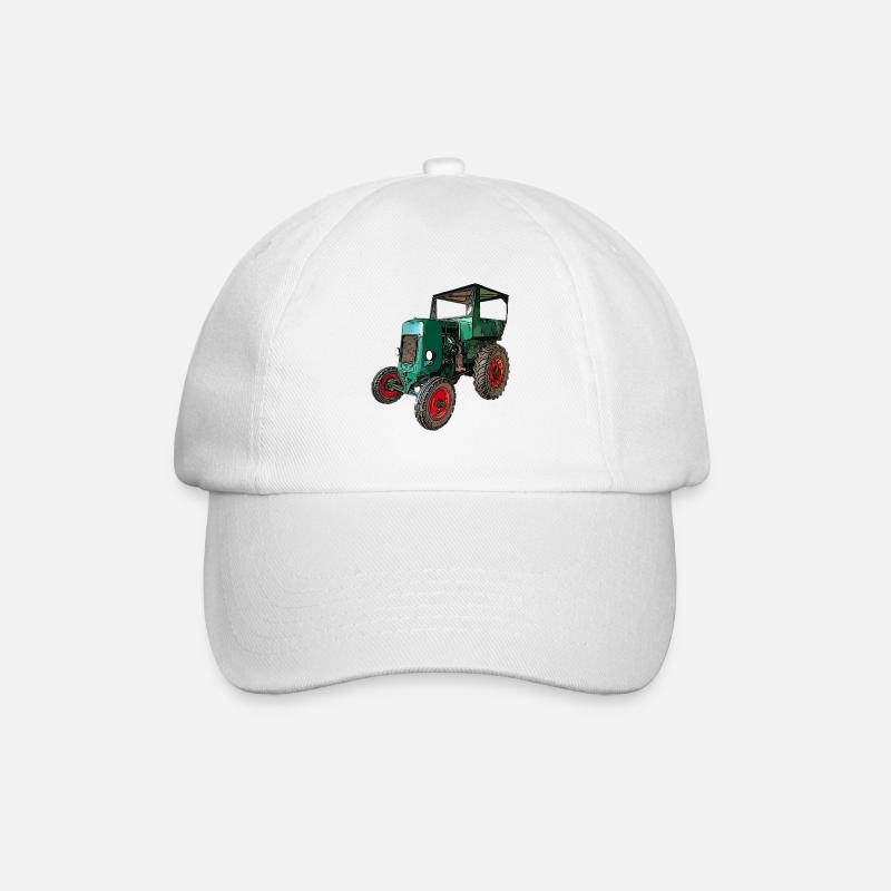 Traktor DDR Aktivist RS03 - Baseballkappe - Weiß/Weiß