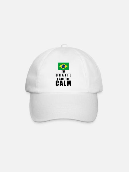 Brasilianer Spruch - Baseballkappe - Weiß/Weiß