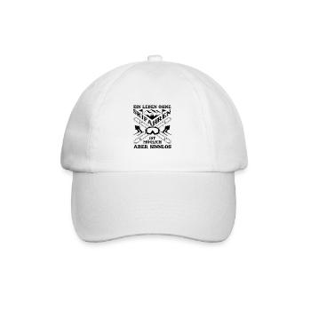 Einleben ohne Skifenahren - - Baseballkappe - Weiß/Weiß - Vorne