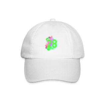 28 Nombre d’objets blob - Casquette classique - blanc/blanc - Devant