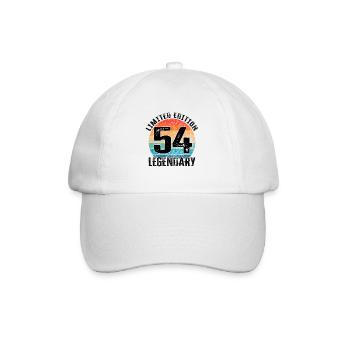 Happy Birthday - 54th birthday - Baseball Cap - white/white - Front