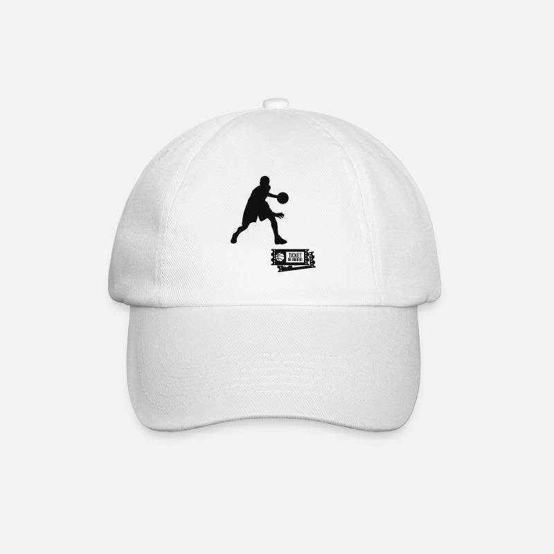 Basketball - Baseballkappe - Weiß/Weiß