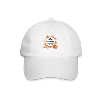 Croatia Tour Colorful - Baseball Cap - white/white - Front