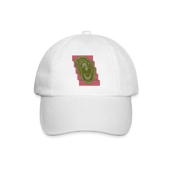 Sourire - Casquette classique - blanc/blanc - Devant