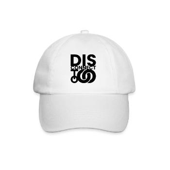 Disconnect to connect - Baseball Cap - white/white - Front