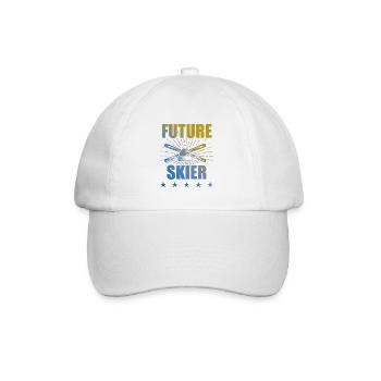 zukunft ski sport - Baseballkappe - Weiß/Weiß - Vorne