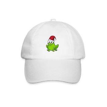 Frog Comic Christmas - Baseball Cap - white/white - Front