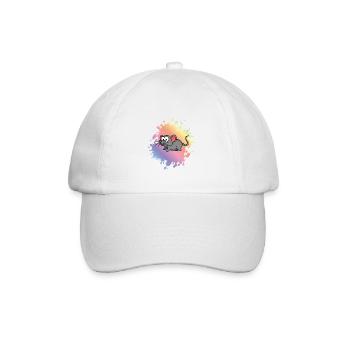 Mouse Comic Animal - Baseball Cap - white/white - Front