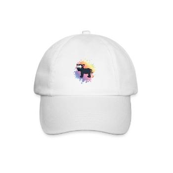 Panther Comic Animal - Casquette classique - blanc/blanc - Devant