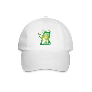 Papillon vert pour la santé mentale - Casquette classique - blanc/blanc - Devant
