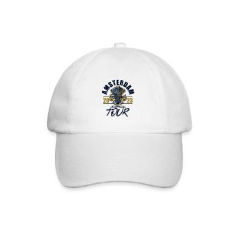 Amsterdam 2023 Skeleton - Baseball Cap - white/white - Front
