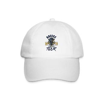 Greece 2023 Skeleton - Baseball Cap - white/white - Front