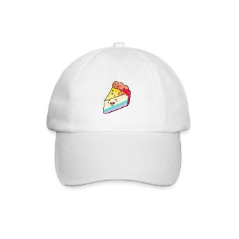 Cheesecake Cake - Baseball Cap - white/white - Front