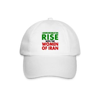 Rise with the women of iran - Casquette classique - blanc/blanc - Devant