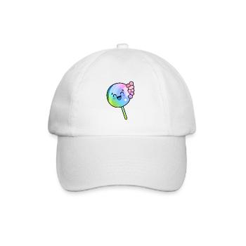 Lollipop Comic Coloré - Casquette classique - blanc/blanc - Devant