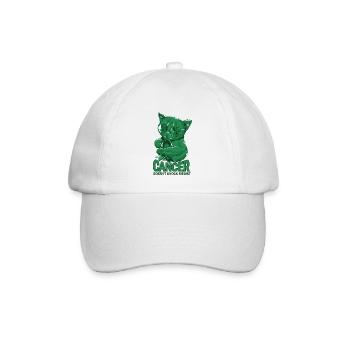 Cancer does not defeat liver cancer - Baseball Cap - white/white - Front