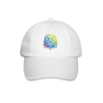 Adler Mandala Boho - Baseballkappe - Weiß/Weiß - Vorne