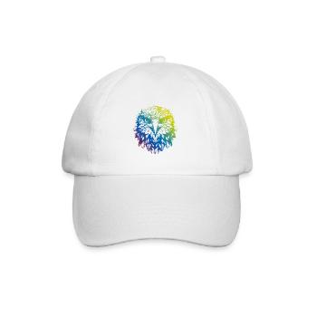 Adler Mandala Boho - Baseballkappe - Weiß/Weiß - Vorne