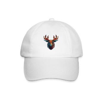Portrait d’orignal - Casquette classique - blanc/blanc - Devant
