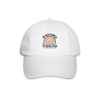 Prévention du suicide en septembre que nous portons - Casquette classique - blanc/blanc - Devant