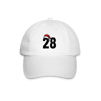 28 Numéro Noël - Casquette classique - blanc/blanc - Devant