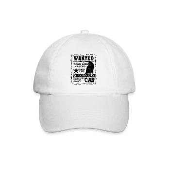 Schroedinger's Cat Dead And Alive Physics Joke - Baseball Cap - white/white - Front