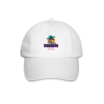 Tenerife 2024 Holiday Palm Blob - Baseball Cap - white/white - Front