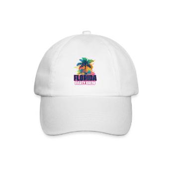 Vacances de l’équipage de fête en Floride - Casquette classique - blanc/blanc - Devant