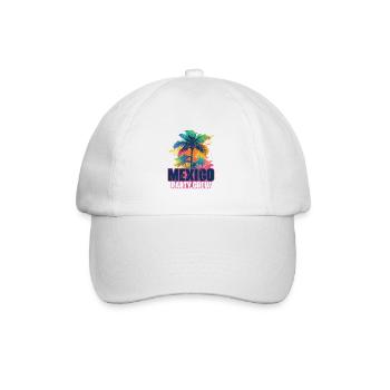 Mexico Party Crew Vacation - Baseball Cap - white/white - Front